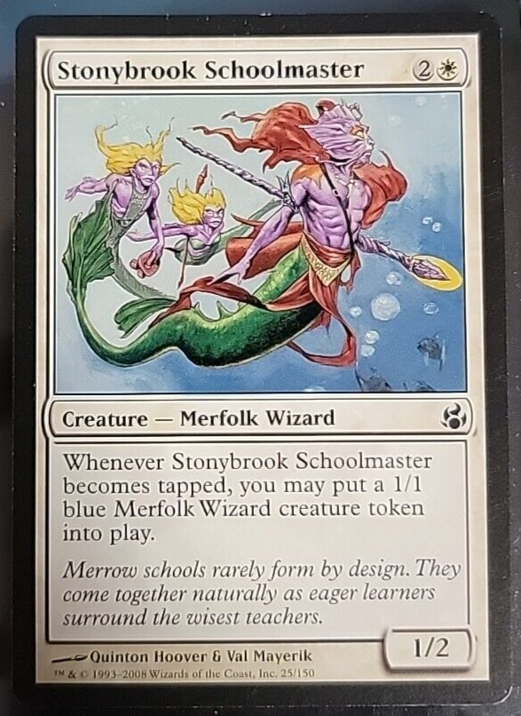 MTG Stonybrook Schoolmaster Morningtide 25/150 Regular Common | eBay