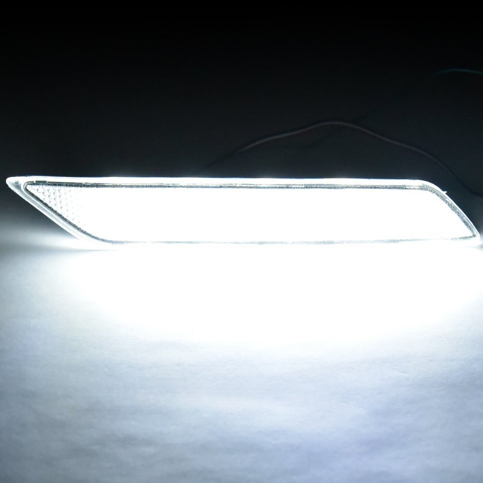 Honda Civic Sedan POWER LED Rear Bumper Reflectors In OEM Housing, 13 14 15