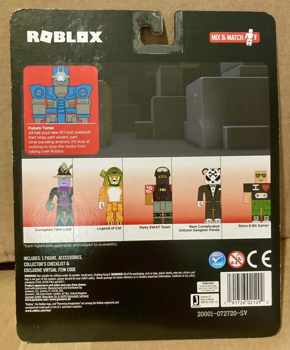 ROBLOX AVATAR SHOP FUTURE TENSE ACTION WITH VIRTUAL ITEM CODE BRAND NEW