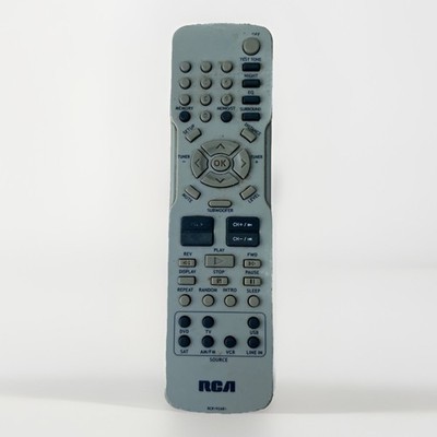 RCA RCR192AB1 Audio Receiver Remote Control DVD TV USB AM FM Tested No Bat Cover