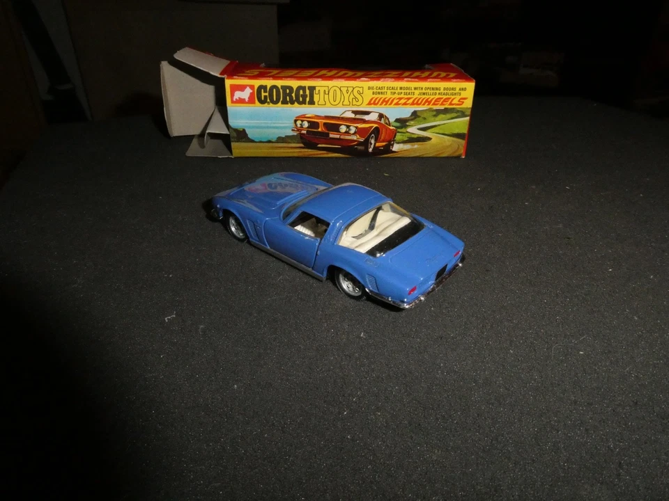 Corgi 301 Iso Grifo 7 Litre Coupe 70ies 1/43 Top Restauriert in Repro Box - Bild 3 von 4