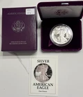 1991 S 1 oz PROOF .999 Silver American Eagle w/OGP & COA