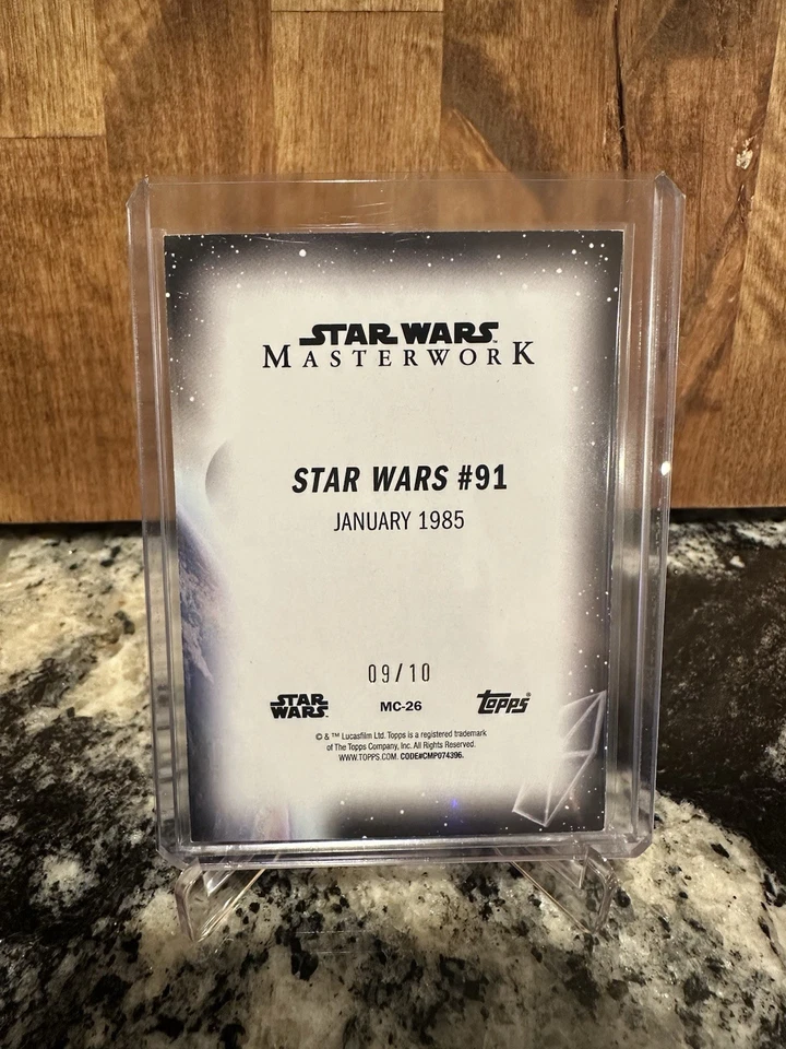 2024 Topps Star Wars Masterwork MC-26 #91 /10 Wood - Image 2 of 2