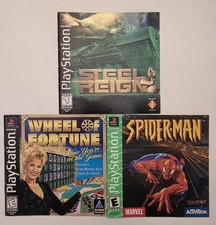 Sony Playstation Manual Lot E