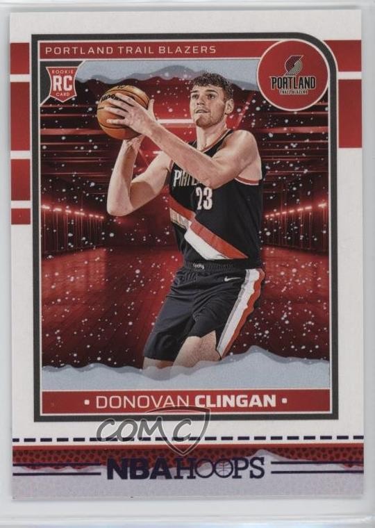 2024-25 Panini NBA Hoops Rookies Purple Winter Donovan Clingan #237 1lm5