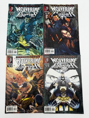 Wolverine The Punisher 'Revelation' #1 - #4 Complete Set 1999 Marvel Comic Books