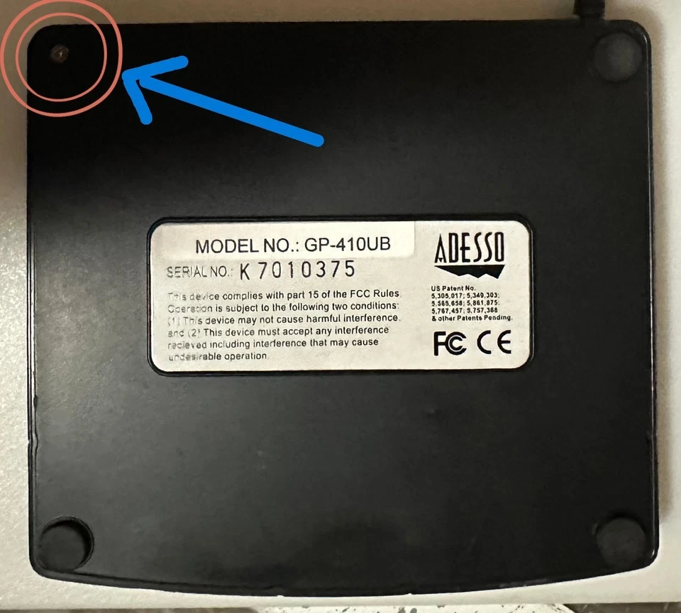 Adesso Smart Cat 4 Button Glidepoint Touchpad (GP410UB) - Image 2 of 4