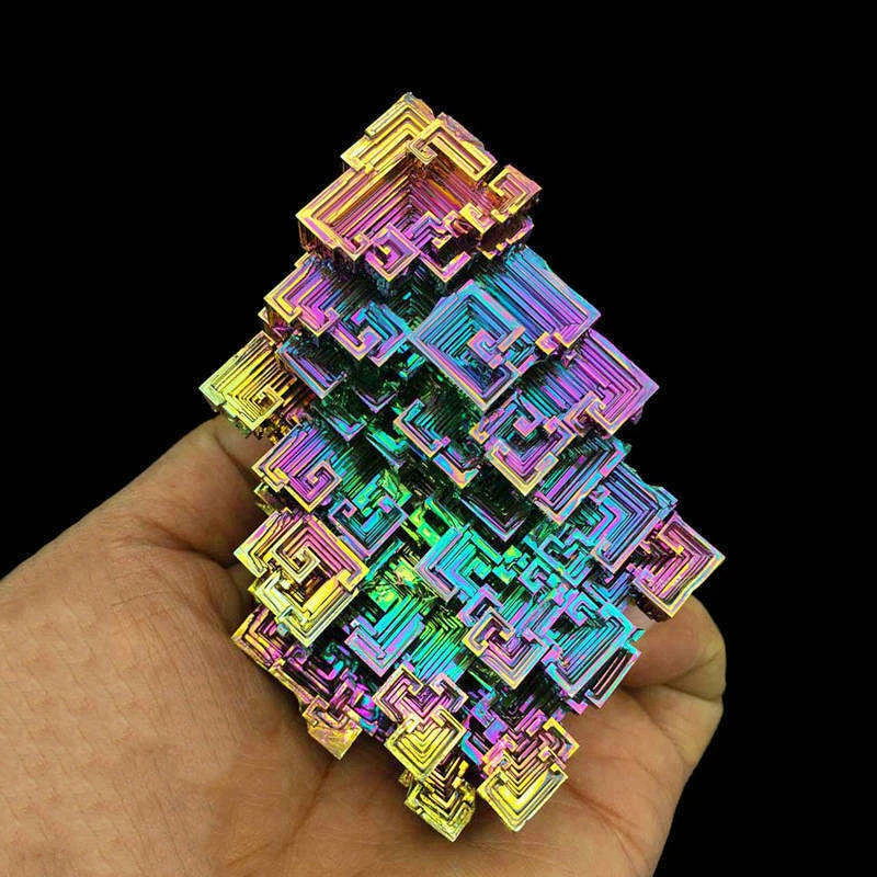 30g Natural Rainbow Aura Titanium Bismuth Ore Crystal Gemstone Cluster  Healing | eBay