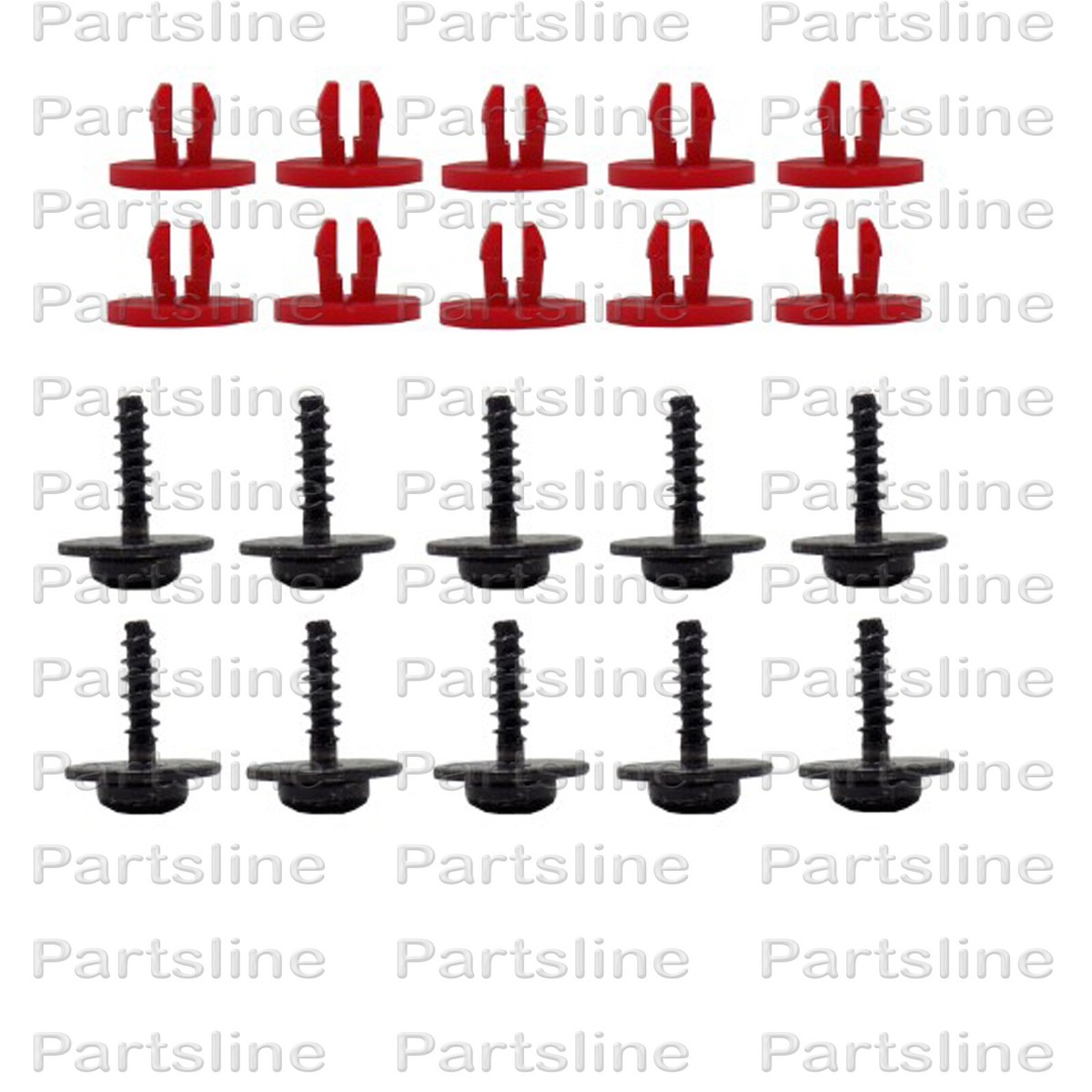 Lot De 10 Clips De Fixation Garde-Boue Rechange Volvo C30 2008-2013 – Référence 30698669