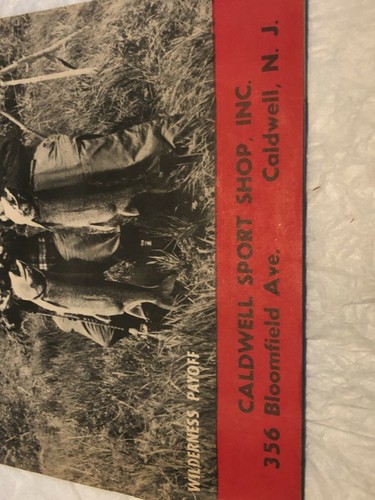 Scarce Vintage 1951 D Ashaway Line Sportsman Fishing Annual Magazine Caldwell - Picture 2 of 4