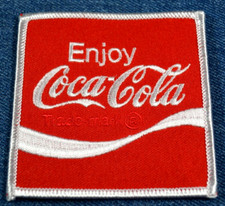 NOS 70s Original Vintage ENJOY COCA-COLA 3" Patch Cola Coke Soda Pop Soft Drink