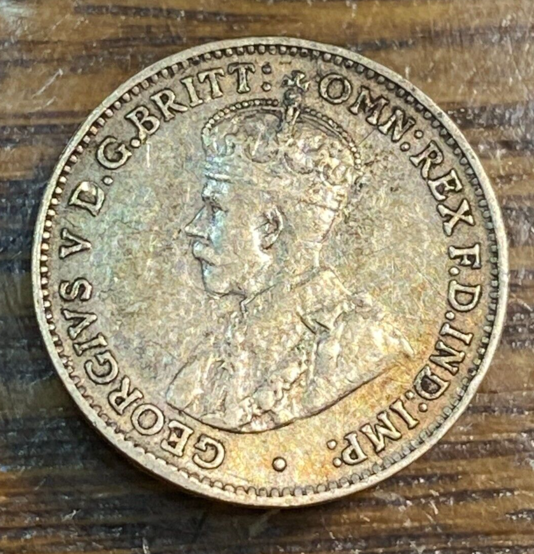 1925 Australia 3 Pence Nice Original VF/XF ($45 in XF) CHN | eBay