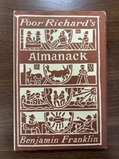 POOR RICHARD'S ALMANACK, Benjamin Franklin. Peter Pauper Press HC/DJ. 1980