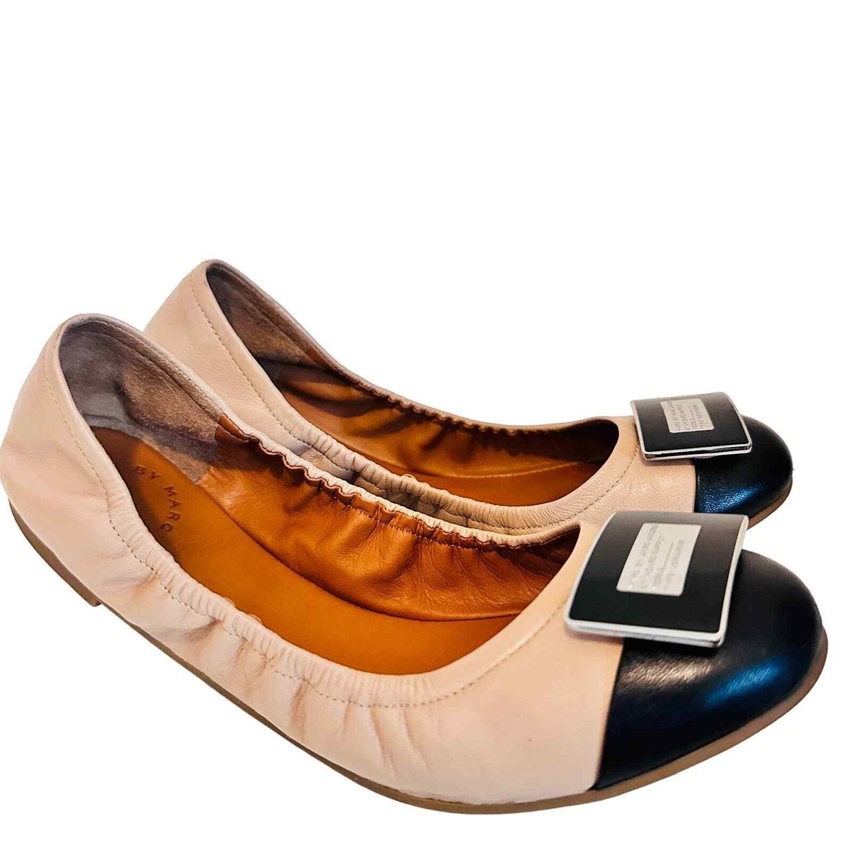 25年★Marc Jacobs 4F5FFL001F03 BALLET FLATS Marc Jacobs Flats Shoes Ballet Casual Neutral Dressy Chic