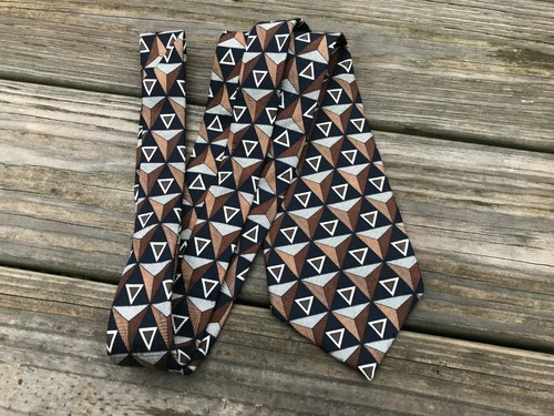 Cellini Linea Uomo Men Tie Classic Necktie 100% Silk Made in USA - 第 5/10 張圖片