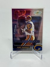 2000  Score Football Kurt Warner Building Blocks Card #BB06
