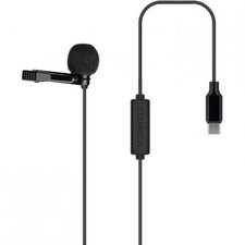 Omnidirectional Lavalier Microphone for USB-C Smartphones 8.2 ft. - CoMica 