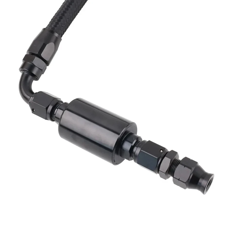 Línea de combustible escondida con filtro AN6 para Honda Civic Integra serie B/D EG EK DC2 CRX EF Foto 4 de 4