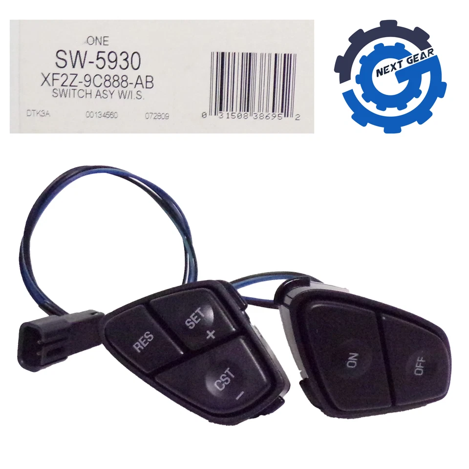 Nuevo interruptor de control de crucero MotorCraft 1999-00 Ford Windstar SW-5930 XF2Z-9C888-AB Foto 2 de 3
