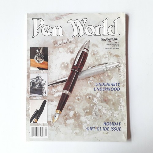 Juego de 8 piezas Pluma World International Magazine 2002 año como nuevo muy raro - Imagen 8 de 10