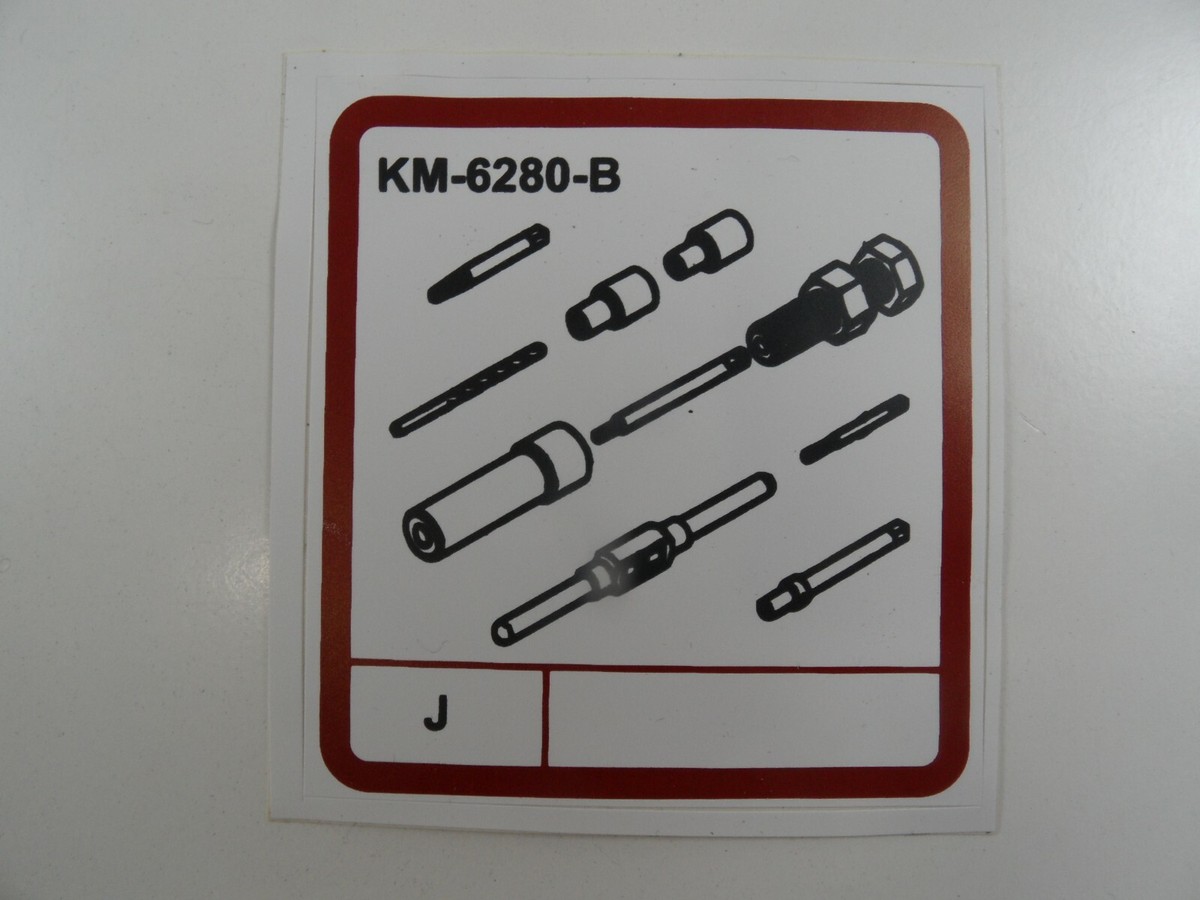 SPX Kent Moore KM-6280 Centered Tread Tool Kit Tamper Proof Kit