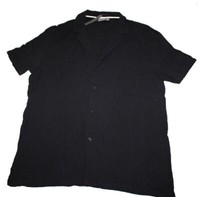 Herren Hemd Herrenhemd Kurzarm Schwarz Asos Gr. S Neu