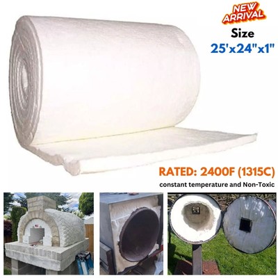 Ceramic Fiber Insulation Blanket for Building Forge Brick Pizza Oven Kiln Boiler