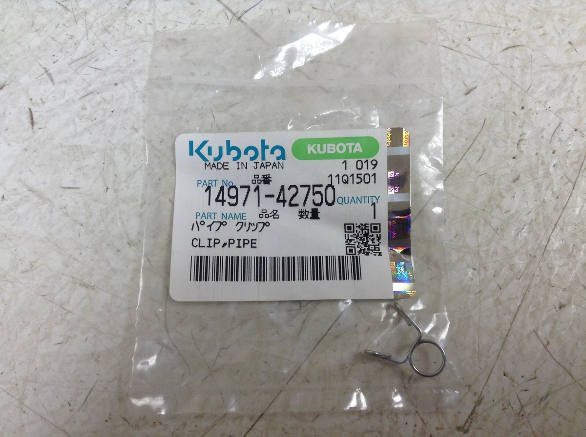Kubota 14971-42750 Pipe Clip 1497142750 New (TSC) | eBay