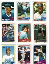 1989 Topps Baseball Trading Cards You Pick / Choose From List #s 501 - 700 /mb35