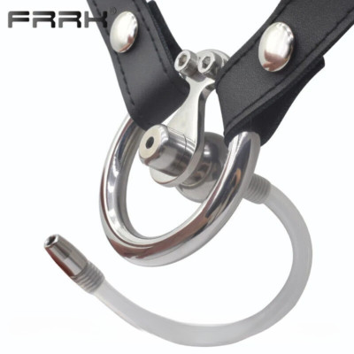 Belt Stainless Steel Flat Pad Inverted Chastity Cage Intimate Chastity Device