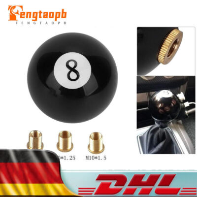 Universal 8 Kugel Rundauto Schaltknauf Hebelgriff Schalthebel Gear Shift Knob DE