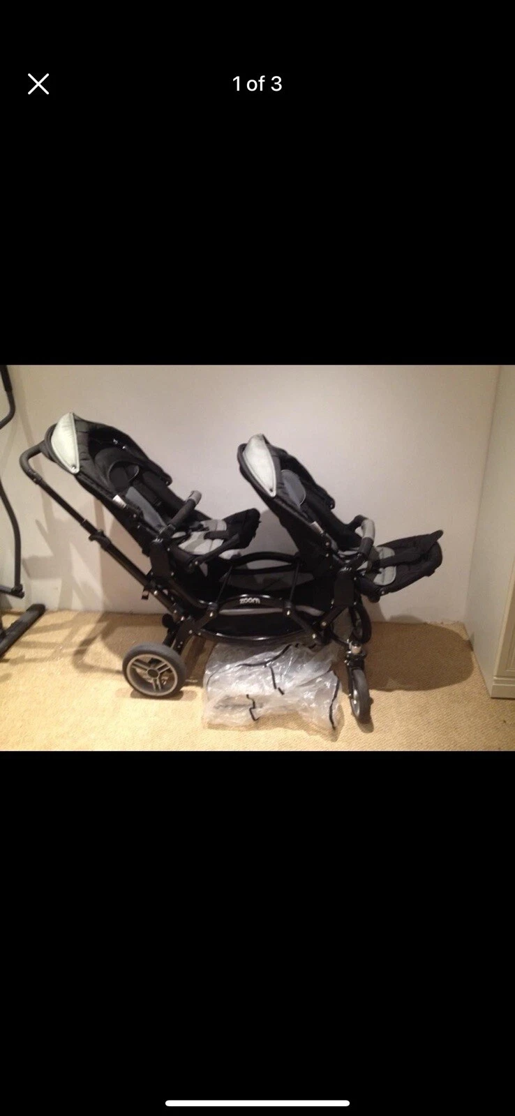 ABC Design Obaby Zoom Double Buggy Travel Bundle