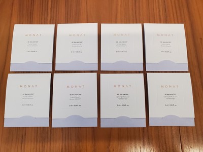 8pk Sample Sealed Monat Be Balanced Lightweight Moisturizer Hydrating 20ml