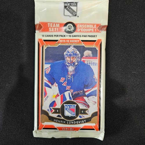New York Rangers 2015-16 O Pee Chee Team Set - Lundqvist - Picture 2 of 2