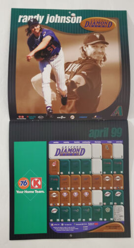 Arizona Diamondbacks 1999 Team Calendar Dbacks 1999 SGA - NUOVO & MAI USATO - Foto 3 di 10