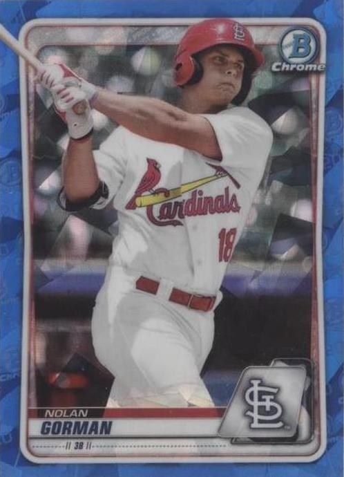 2020 Bowman Chrome Sapphire Edition - Nolan Gorman #BCP-66 - 1 of 1