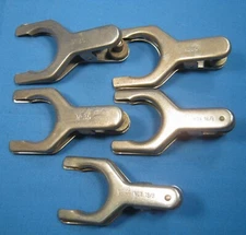THOMAS?? SPHERICAL CLAMPS #35 STAINLESS STEEL LOCKING X5 FREE SHIPPING