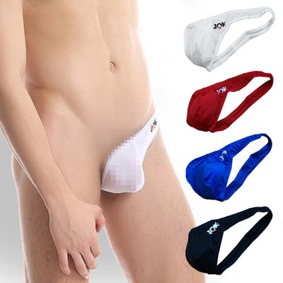 G-String Herren Half Thong Trunk Strap One Side Pouch Sexy Atmungsaktive