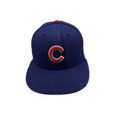 Cubs Chicago Wool Baseball Cap - USA Made - MLB Blue New Era Fitted Hat - Size 7