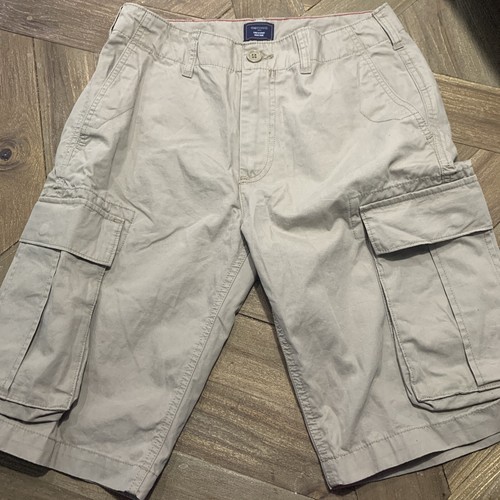 GAP Khaki Cargo Lived in Shorts Men's Size 29 Khaki 1… Gem