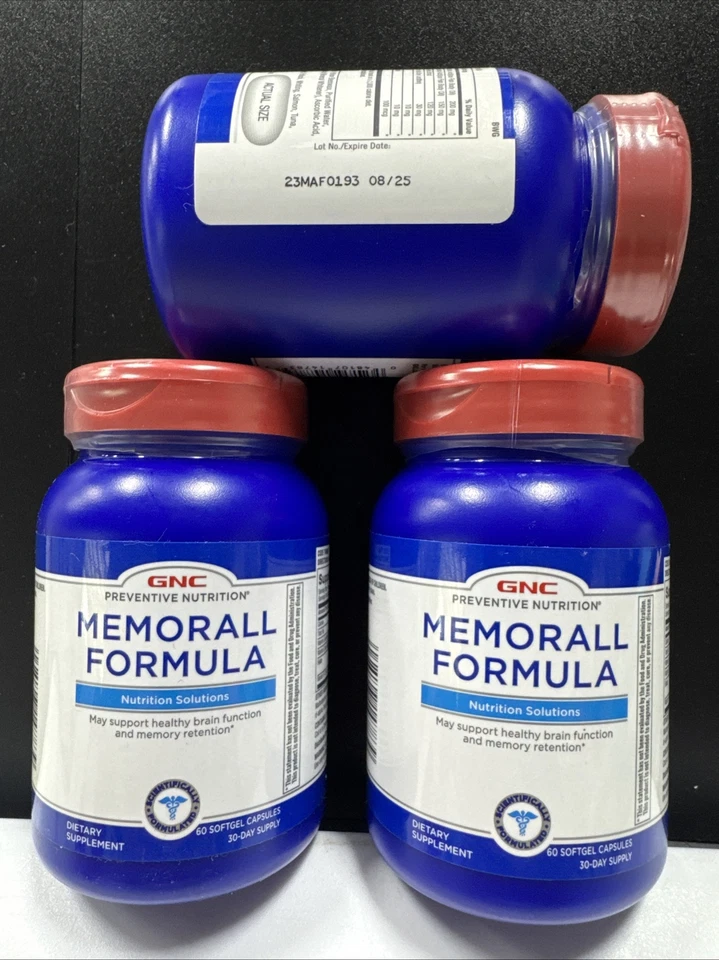 出售 3 件 GNC's Patrotic 纪念配方,* 支持大脑功能 + 记忆 60 克拉/ea — 第 3/4 张图片