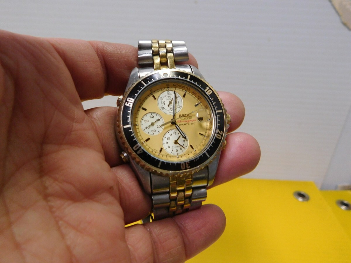 seiko quartz chronograph sports 150