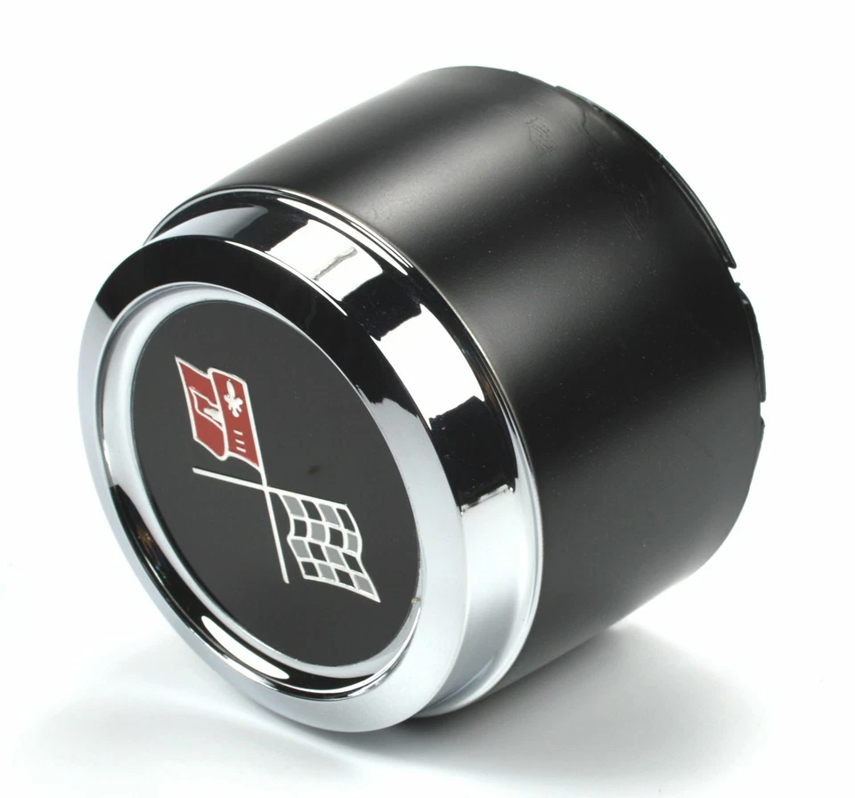 Chevrolet Corvette 1973-1979 juego de tapas centrales de cubo de rueda de aluminio nuevo 1973-1982 Foto 3 de 4