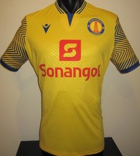 Petro Luanda ANGOLA Macron AZUL&Atilde;O #26 Home 2022-23 Football Shirt Jersey Soccer