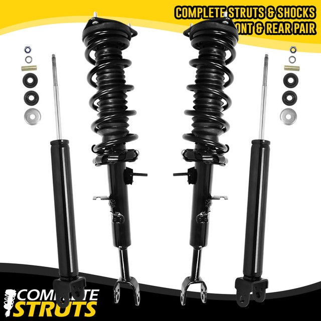 Complete Struts w/ Coil Springs & Rear Shocks for 0305 Infiniti G35 Coupe eBay