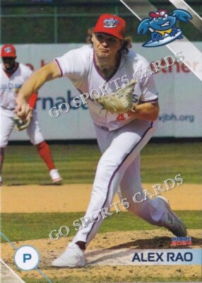 2024 Jersey Shore BlueClaws Alex Rao RC Rookie Card Phillies Minor ...