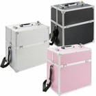 Beauty case e trousse rose in alluminio per il make up e cosmetici