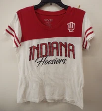 Indiana Hoosiers OVB Women's Short Sleeve Pullover T Shirt Large