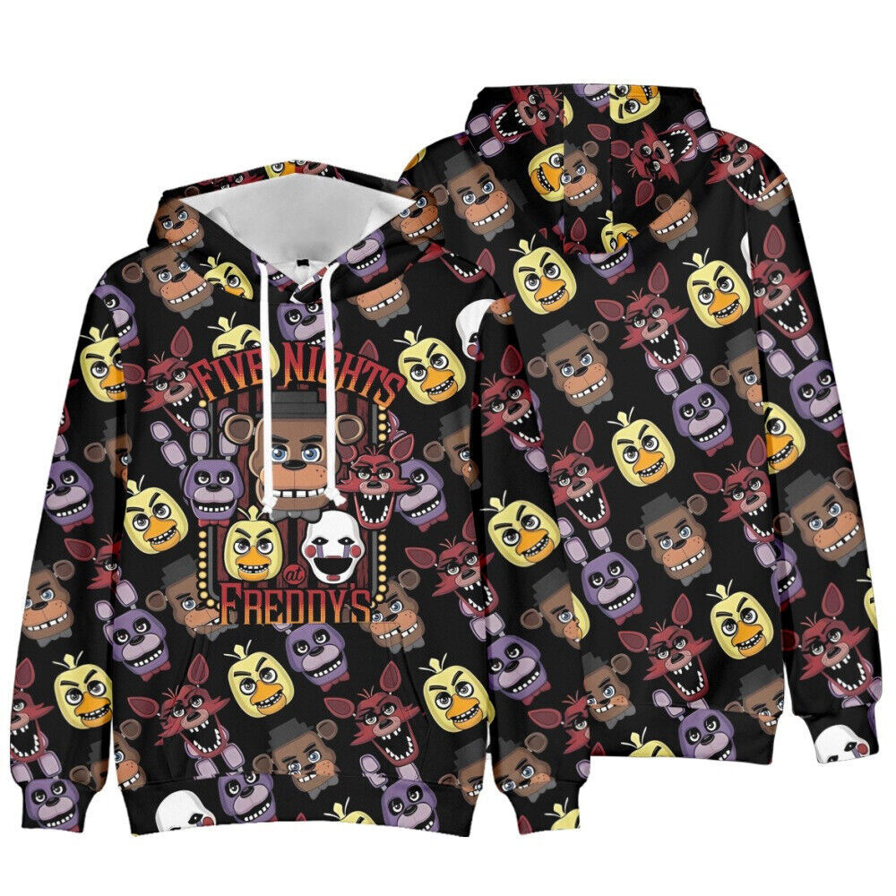 Toy Bear Kids Boys Girls 3D Hoodie Sweatshirt Casual Hooded Pullover Jumper Top◮ - Picture 9 of 13