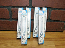 Lot Of 6 ABCO 130V 20 Watt T6 1/2 Tubular Exit Light Clear Bulbs